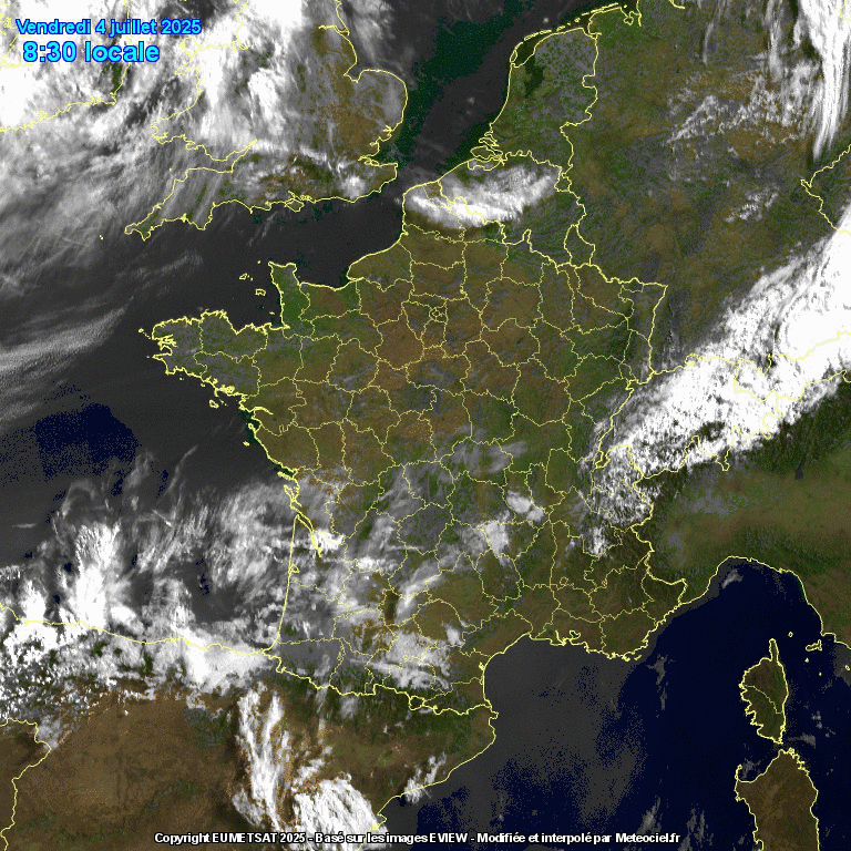 Image d'illustration pour Suivi des nuages en France