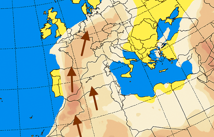 Remontées massives de sable du Sahara dès jeudi sur la France
