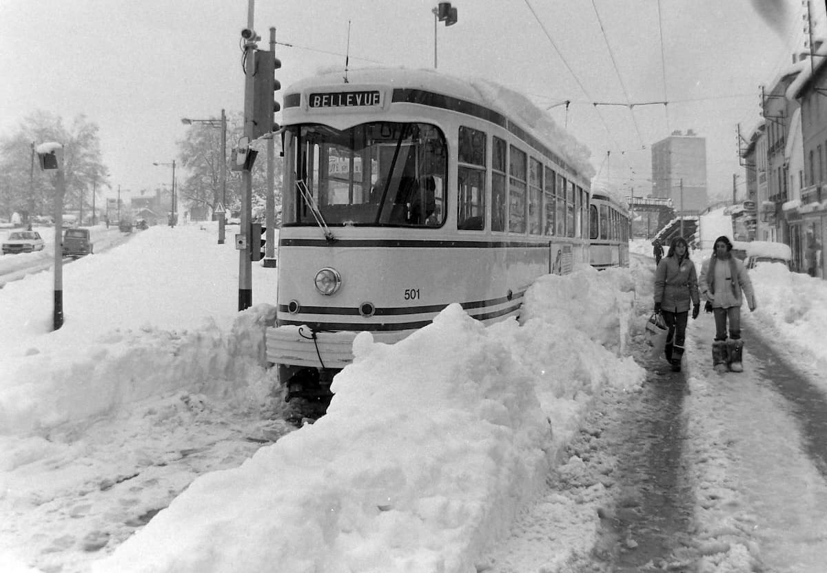 Retour sur la plus impressionnante tempête de neige des années 80 à Saint-Étienne