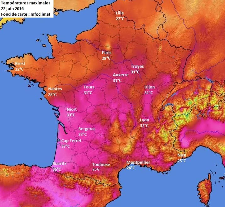 Image d'illustration pour Première très forte chaleur de l'année