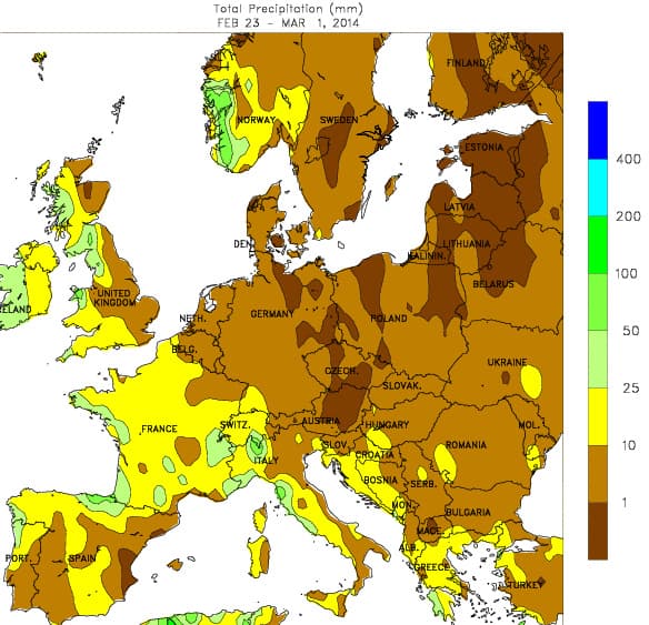 Image d'illustration pour Bilan météo hebdomadaire en France et en Europe