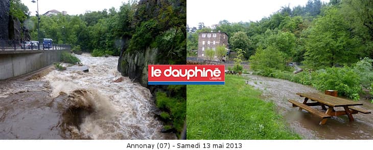 Image d'illustration pour Fortes pluies vers les Cévennes - Crue en Ardèche