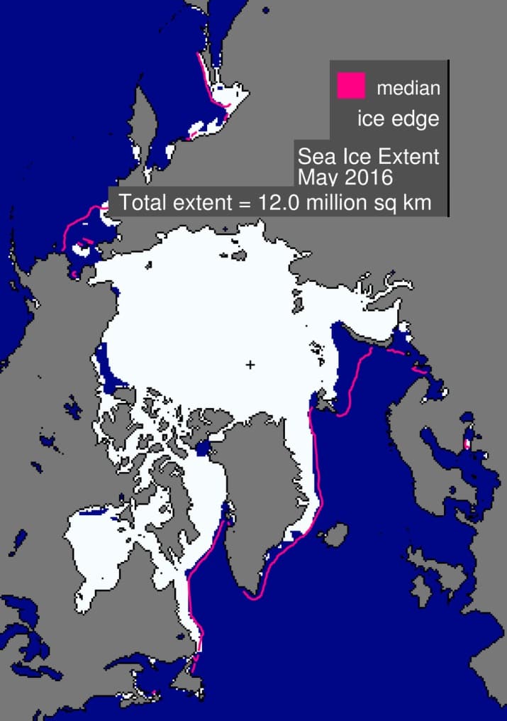 Image d'illustration pour La glace sur l'Océan Arctique bat un nouveau record bas