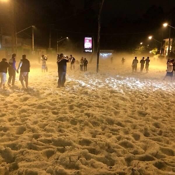 Image d'illustration pour Orage de grêle à Sao Paulo au Brésil