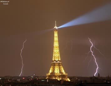 Image d'illustration pour La protection de la Tour Eiffel contre la foudre doit être rénovée