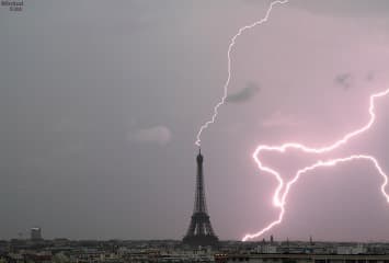 Image d'illustration pour La protection de la Tour Eiffel contre la foudre doit être rénovée