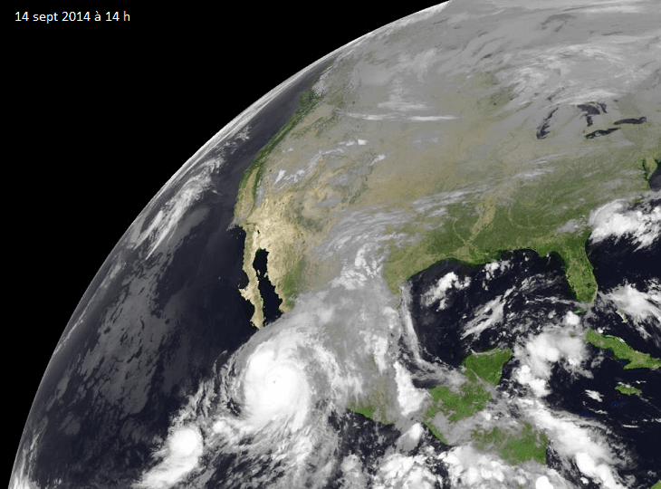 Image d'illustration pour Alerte cyclonique au Mexique face à l'ouragan Odile