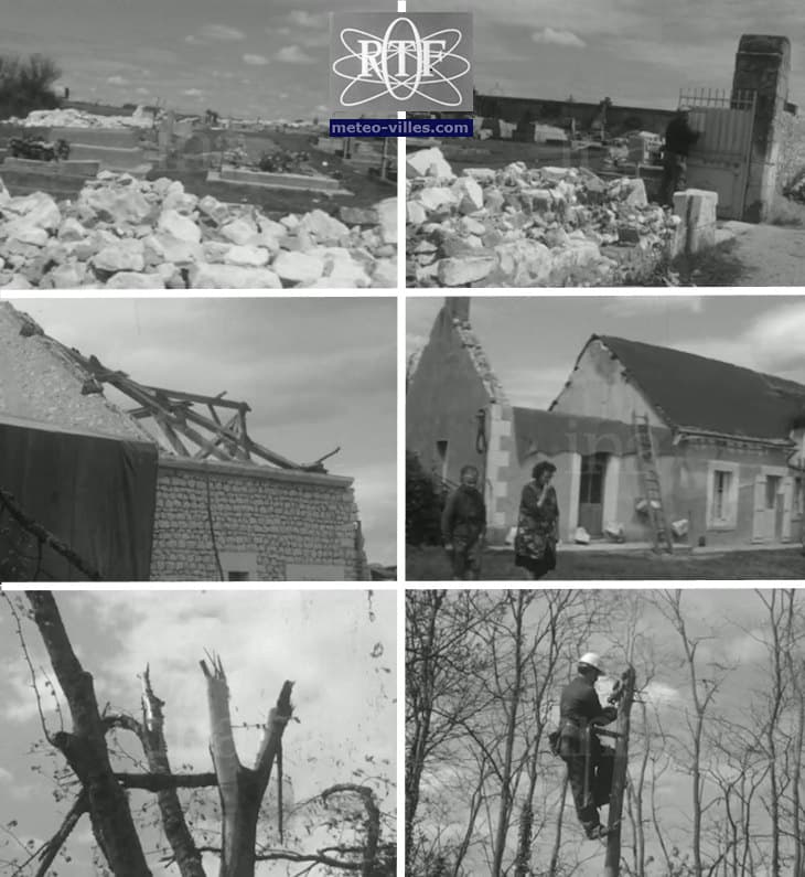 Image d'illustration pour Une tornade à Veuil (36) le 2 mai 1973