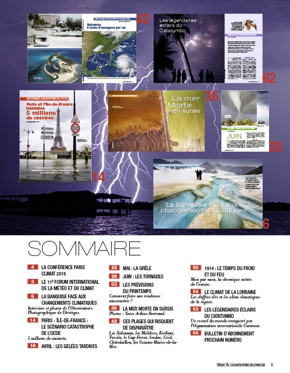 Image d'illustration pour CLIMAT & CATASTROPHES NATURELLES : premier magazine météo grand public