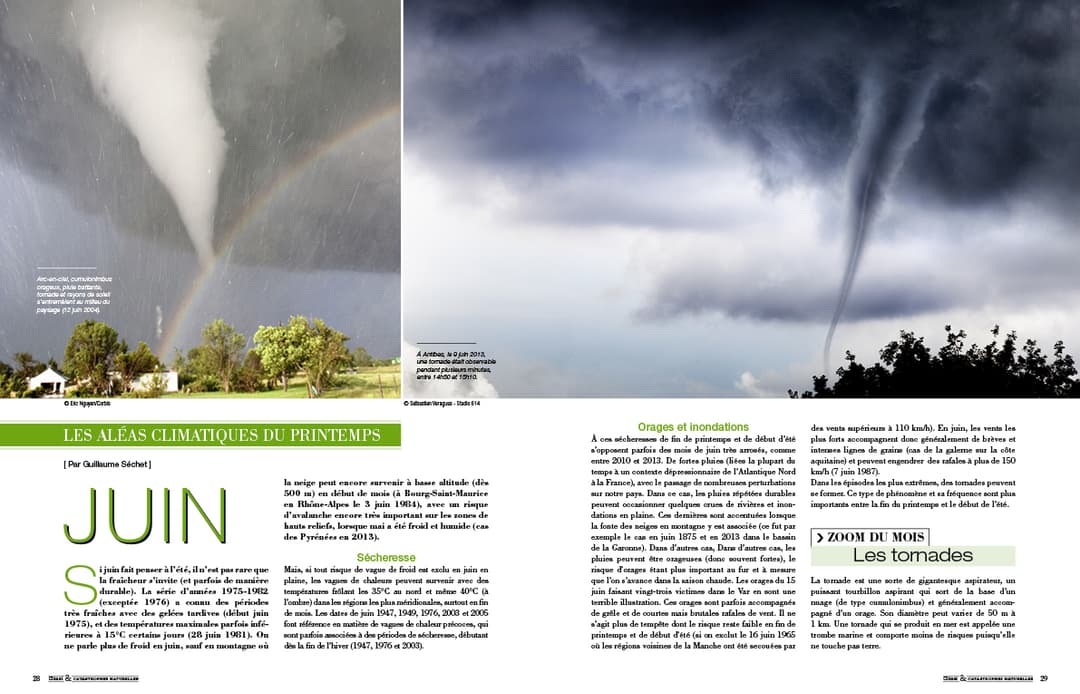 Image d'illustration pour CLIMAT & CATASTROPHES NATURELLES : premier magazine météo grand public