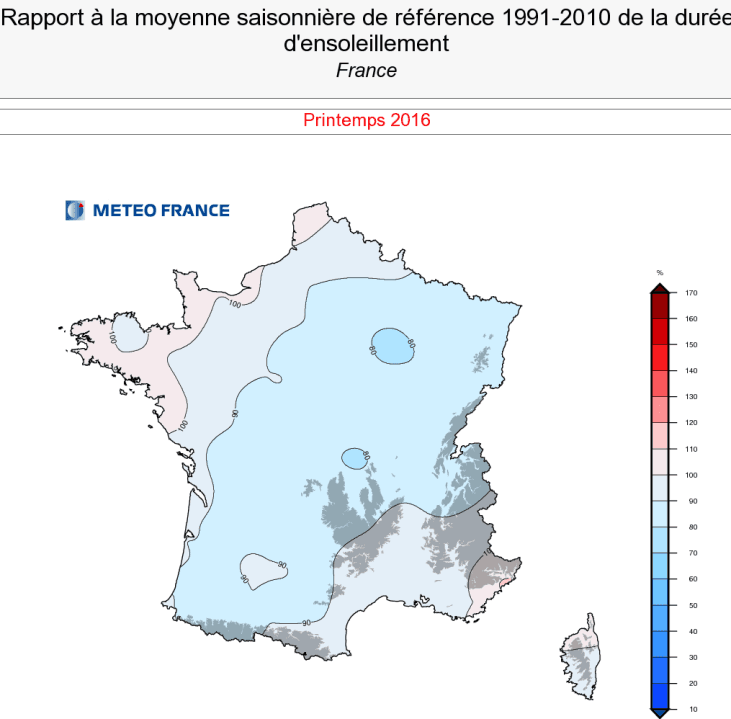 Image d'illustration pour Bilan météo d'un printemps un peu frais, très arrosé et maussade