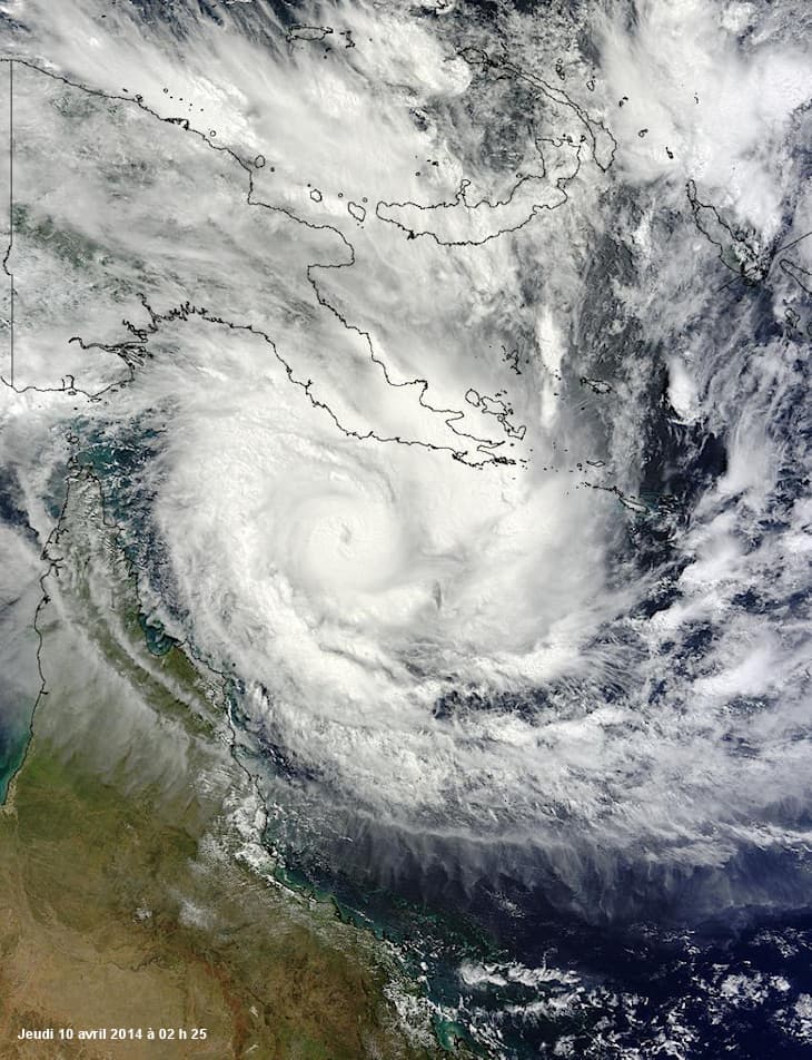 Image d'illustration pour Cyclone Ita (Australie - Quennsland)