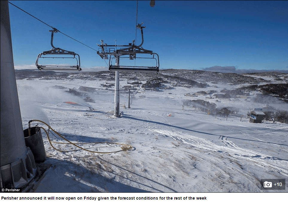 Image d'illustration pour Premières neiges de l'hiver austral en Australie