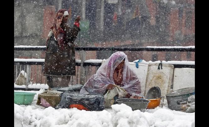 Image d'illustration pour Fortes chutes de neige en Jammu et Cachemire (Inde)
