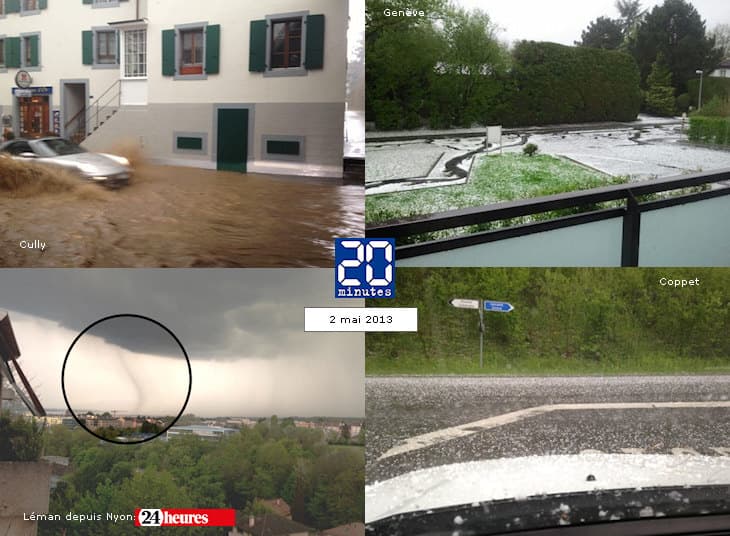 Image d'illustration pour Orages, grêle et fortes pluies jeudi