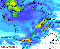 Image d'illustration pour Des pluies fréquentes voire abondantes au cours des prochains jours