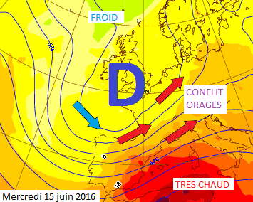Image d'illustration pour Vers une nouvelle dégradation météo avec pluie et orage