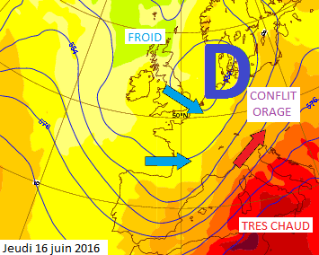 Image d'illustration pour Vers une nouvelle dégradation météo avec pluie et orage