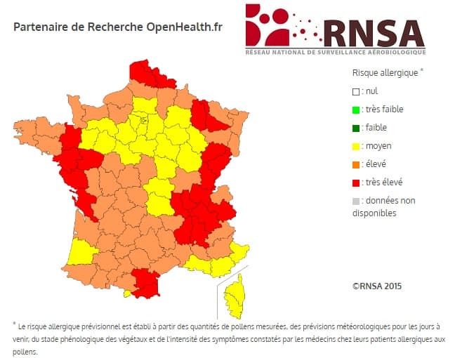 Image d'illustration pour L'allergie aux pollens de graminées au plus haut malgré la pluie