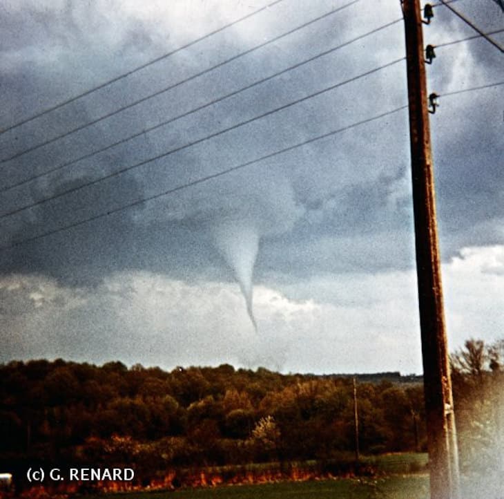 Image d'illustration pour Une tornade à Veuil (36) le 2 mai 1973
