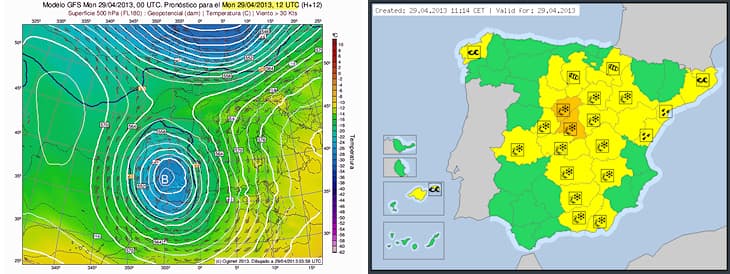 Image d'illustration pour De la neige vers Madrid lundi